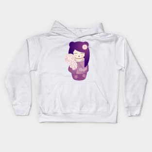 Kokeshis Mother and baby Kids Hoodie